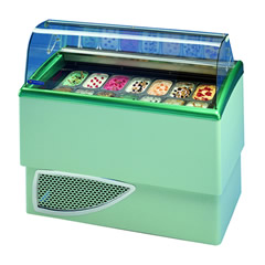 CARISMA 7 Scoop Ice Cream Display - Forced Air